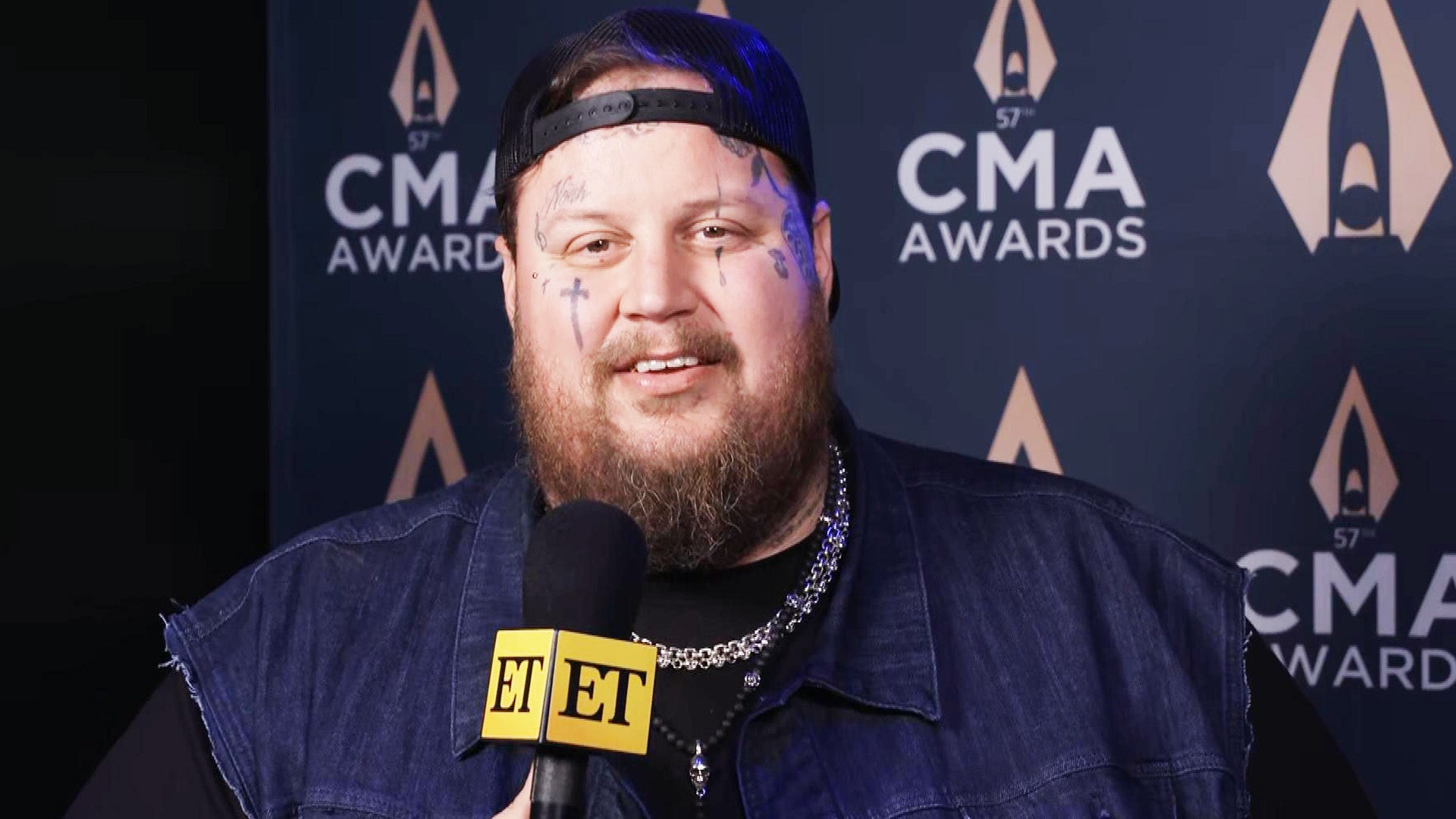 2023 CMA Awards Jelly Roll Reacts to His Nominations and Dishes on